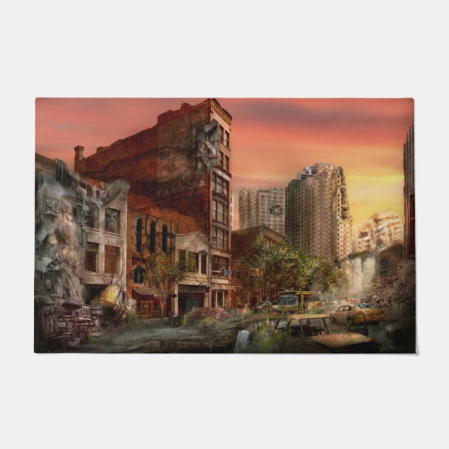 Felpudo Desastre - Pittsburgh, PA - El error del año 2000 (Anverso)