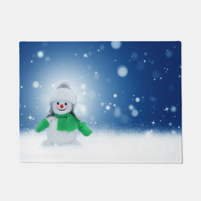 Felpudo Deseos de Snowman (Anverso)