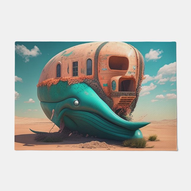 Felpudo Desert Whale House (Anverso)