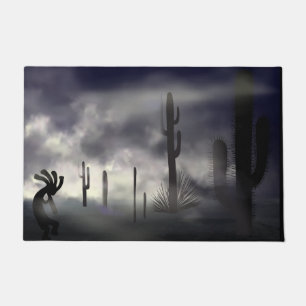Felpudo Desierto de niebla del suroeste Kokopelli Hallowee