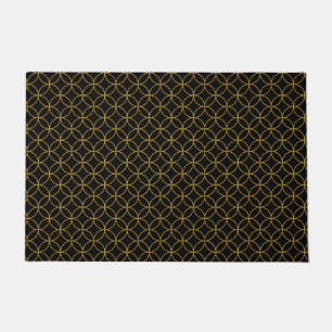Felpudo Design1 tradicional japonés - SHIPPO- Black&Gold