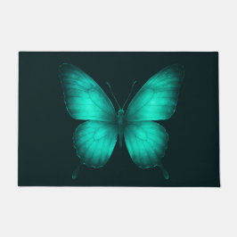 Felpudo DESIGN DE Tapete BORBOLETA VERDES