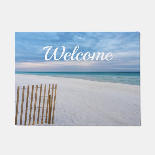 Felpudo Destin Florida Bienvenida Doormat (Anverso)