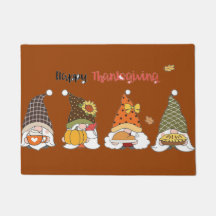 Día de Acción de Gracias Nome Door Mat