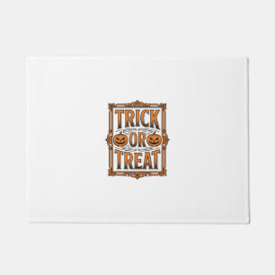Felpudo Día de Brujas Truco Regalo Calabaza Calaveras Vint