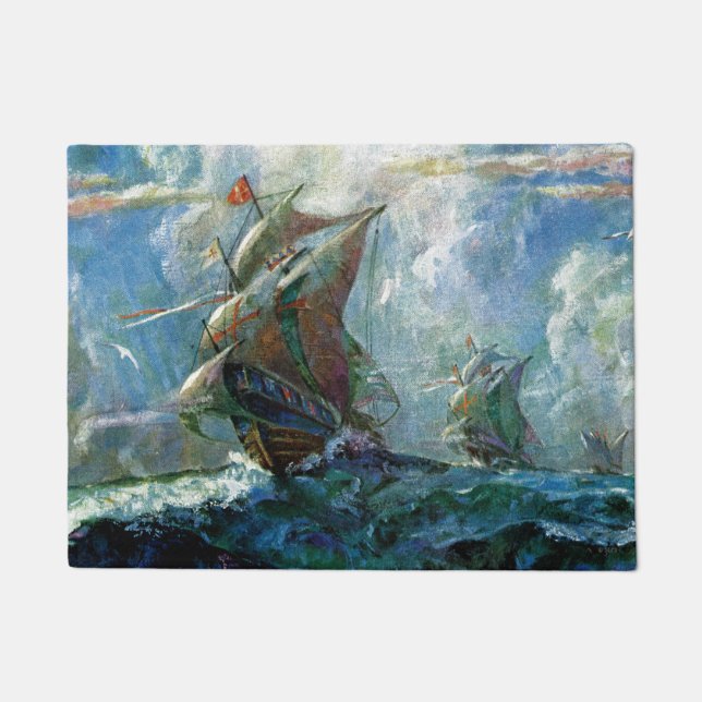 Felpudo Día de Colón (Anverso)