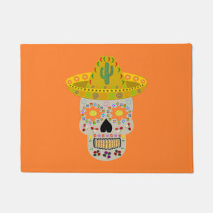 Felpudo Día de la Calavera Muerta en México