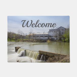 Felpudo Día De Primavera En Ozark Mill Welcome Doormat