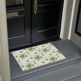 Felpudo Día de San Patricio Trébol