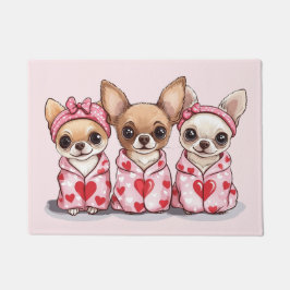 Felpudo Día de San Valentín Chihuahua Dogs