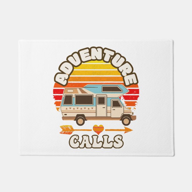 Felpudo Día Gracioso Retro St Patricks - Campamento Shenan (Anverso)