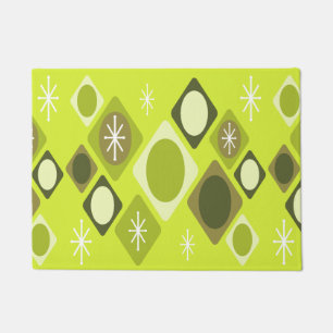Felpudo Diamantes Ovala Starburst Chartreuse