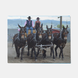 Felpudo Días de la mula de Montana