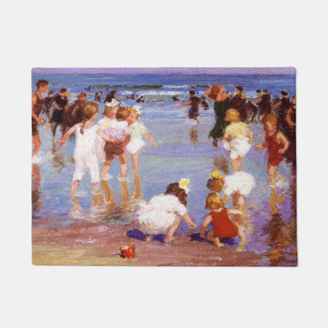 Felpudo Días felices en la playa (Anverso)