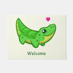 Decoración Dibujo Animado Verde Del Cocodrilo para el hogar y mascotas | Decoración Dibujo Animado Verde Del Cocodrilo para el hogar y mascotas |