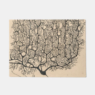 Felpudo Dibujo De Neuronas Por Santiago Ramón Y Cajal