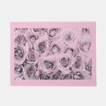 Dibujo de rosas rosadas Cubierta de puerta