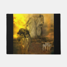 Dibujo de safari de leones