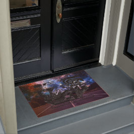 Felpudo dibujo de tinta de montaje - coche deportivo la pi