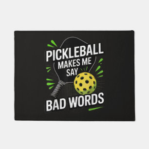 Felpudo Dibujos Divertidos De Pickleball Me Hacen Decir Pa
