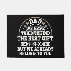 Felpudo Dicho Divertido de Papá Gráfico Vintage Papá Padre