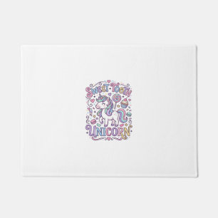 Felpudo Diente Dulce Unicornio Diseño Original de Merchand