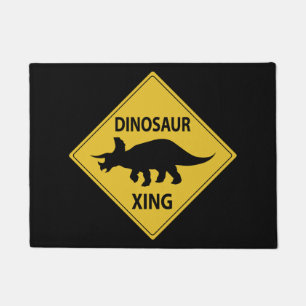 Felpudo Dinosaur Xing