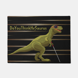 Felpudo Dinosaurio Green Do You ThinkHeSaurus
