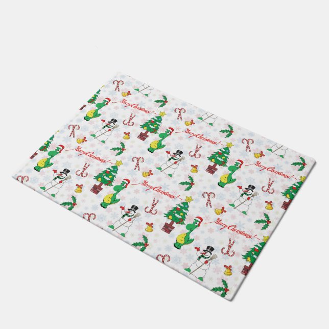 Felpudo dinosaurios navidades y muñecos de nieve (Angular)