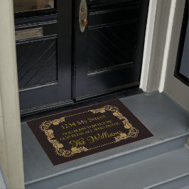 Felpudo Dios bendiga este doormat de la casa