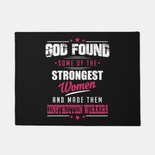 Felpudo Dios hizo que los trabajadores de la construcción