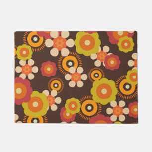 Felpudo Disco 7000 Retro Flores Pop Culture