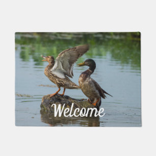 Felpudo Disculpe la bienvenida a Doormat