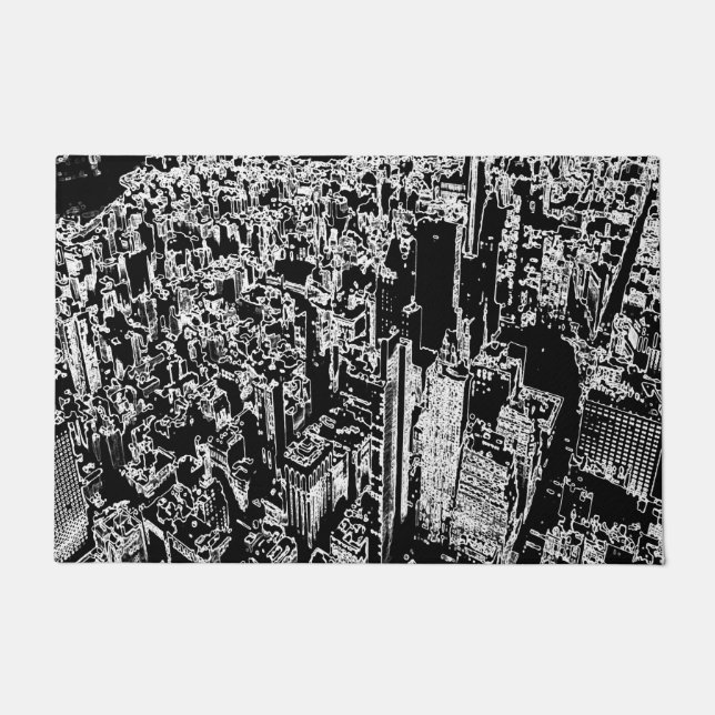 Felpudo diseñado Manhattan (Anverso)