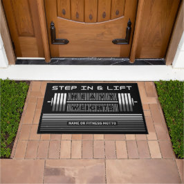 Felpudo Diseño clásico de barbacoa, gimnasio de Personaliz