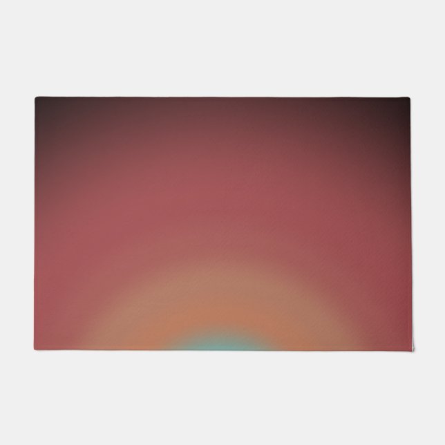 Felpudo Diseño de arte arcoiris en el suroeste del suroest (Anverso)