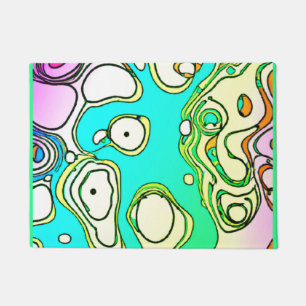 Felpudo Diseño de arte con patrones modernos
