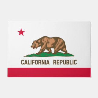 Felpudo Diseño de bandera estatal de California