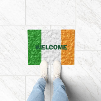 Felpudo Diseño de bandera irlandesa