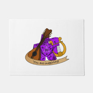 Felpudo Diseño de Bard Dice