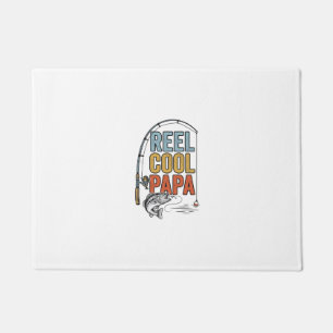 Felpudo Diseño de camisa de pesca Reel Cool Papa_1