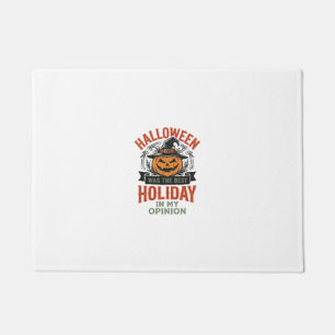 Felpudo Diseño de camiseta de calabaza vintage de la mejor
