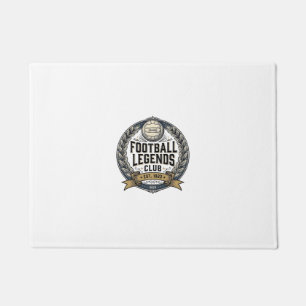 Felpudo Diseño de camiseta de fútbol vintage del club Foot