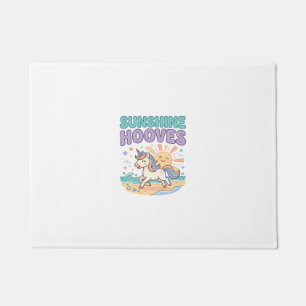 Felpudo Diseño de camiseta gráfica trendy pezuñas de unico