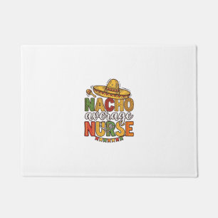 Felpudo Diseño de camiseta Nacho Average Nurse Cinco De Ma