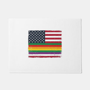Felpudo Diseño de camiseta vectorial de bandera de orgullo