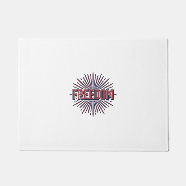 Felpudo Diseño de camiseta vectorial de fuegos artificiale (Anverso)