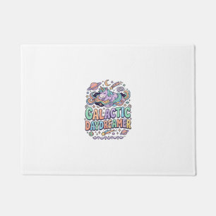 Felpudo Diseño de Camiseta y Pegatina Kawaii Soñador Galác