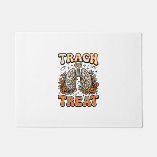 Felpudo Diseño de enfermera de Halloween de traqueostomía