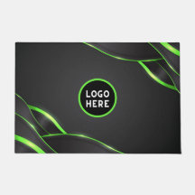 Diseño de fluido abstracto negro y verde | Agregar